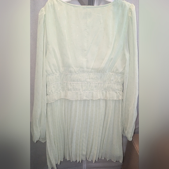 ASOS Mint Green Long Sleeve Dress - Picture 3 of 3